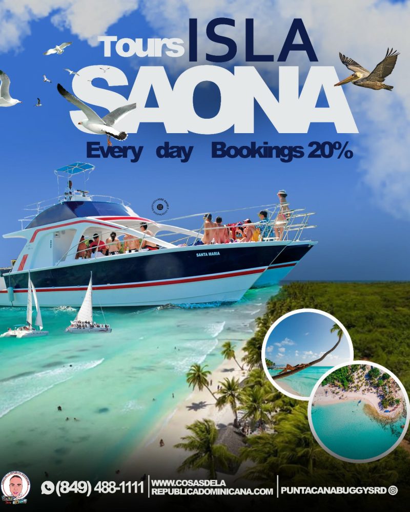 TOUR ISLA SAONA, COSAS DE LA REPUBLICA DOMINICANA